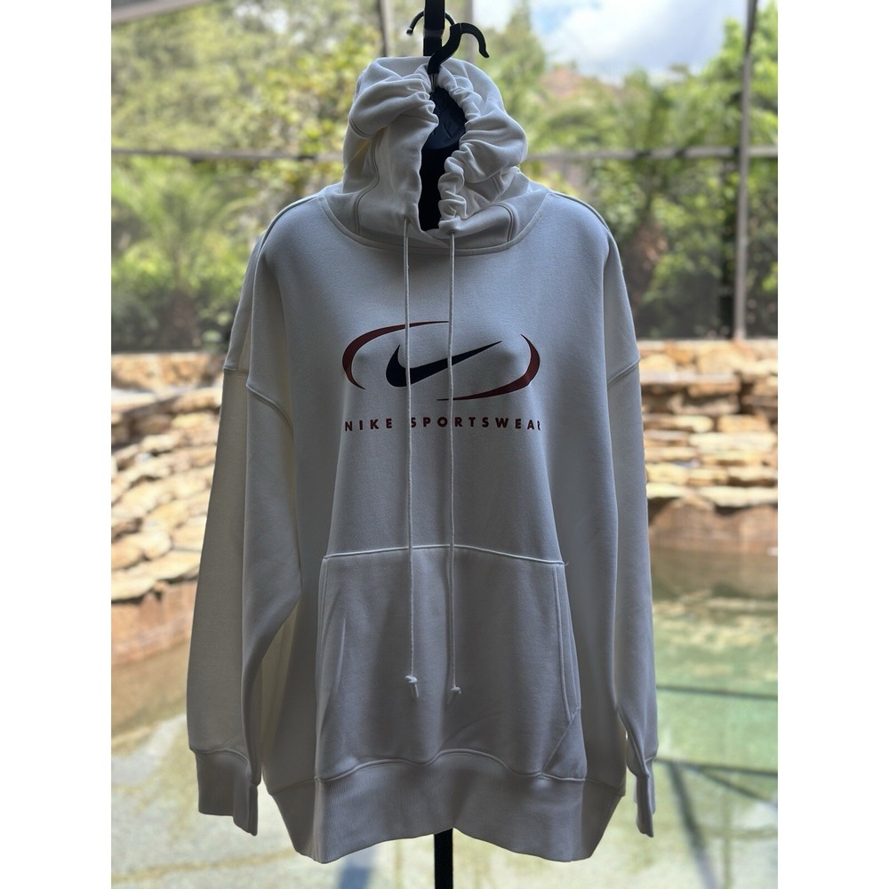 Nike Sportswear Oversized Fleece Hoodie XL FN7698‑133 NWT